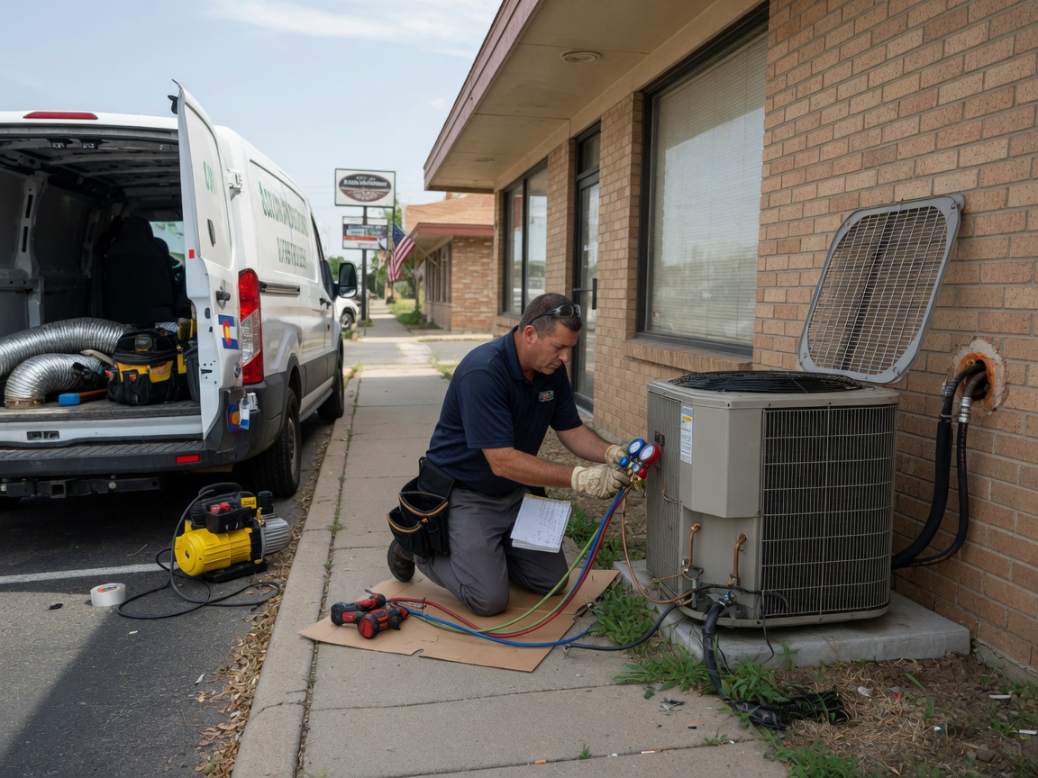 HVAC in Downtown Parker